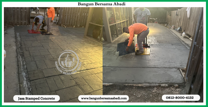jasa stamped concrete rumah