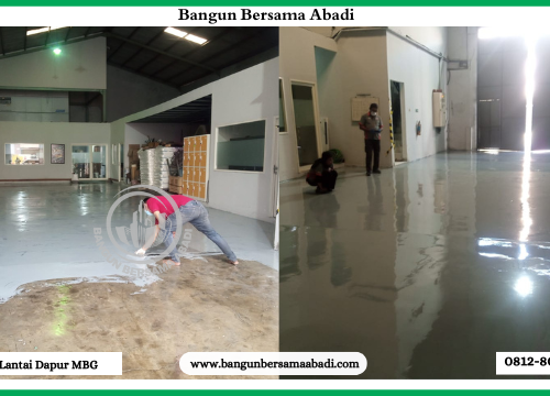 Jasa Cat Lantai Dapur MBG