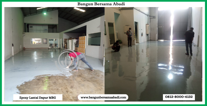 Jasa Cat Lantai Dapur MBG