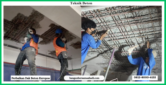 Perbaikan Dak Beton Keropos