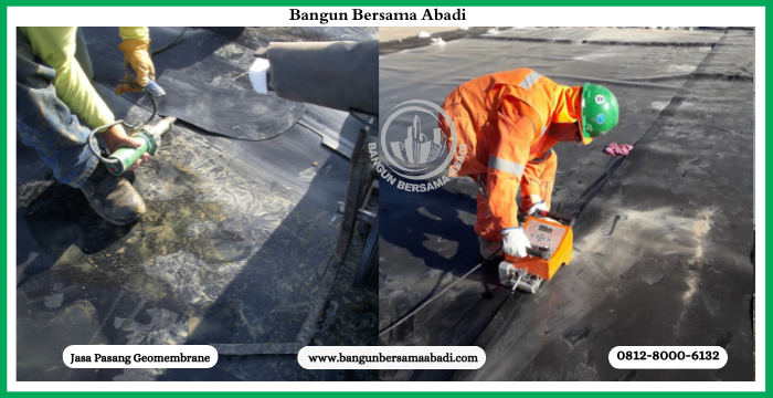 Jasa Pasang Geomembrane 