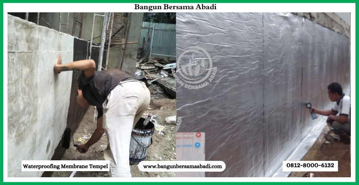 Waterproofing Membrane Tempel Dinding