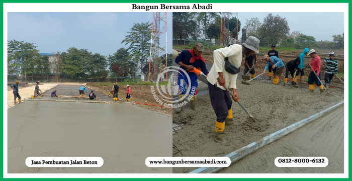 Jasa Pembuatan Jalan Beton