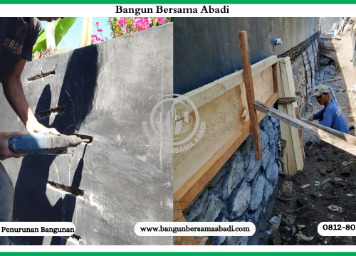 Penambahan Pondasi Bangunan